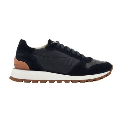 Brunello Cucinelli Suede running shoes