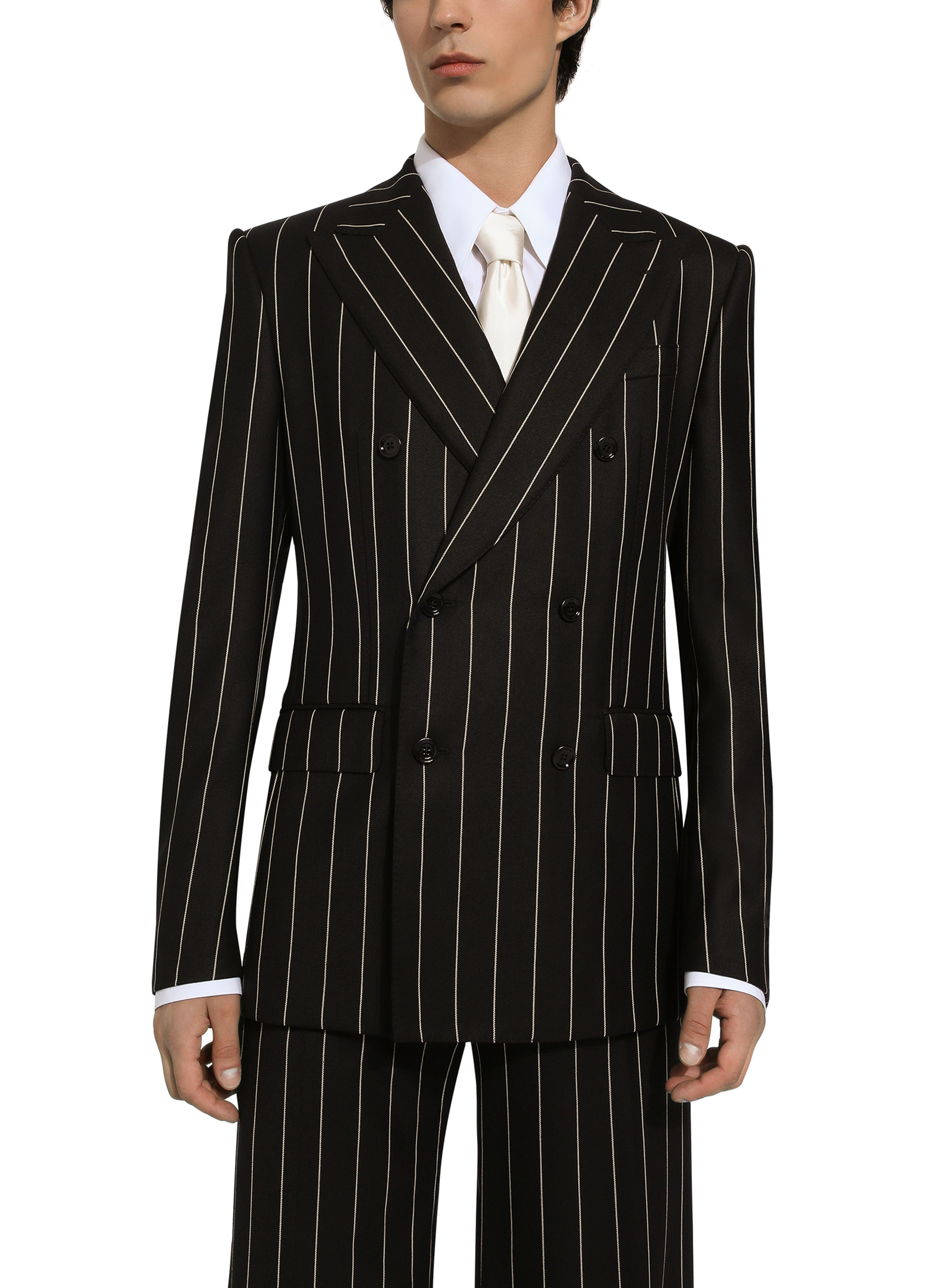 Dolce & Gabbana Double-breasted pinstripe jacket