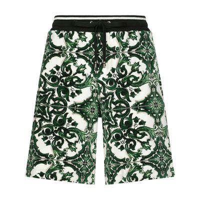 Dolce & Gabbana Majolica chenille jogging shorts