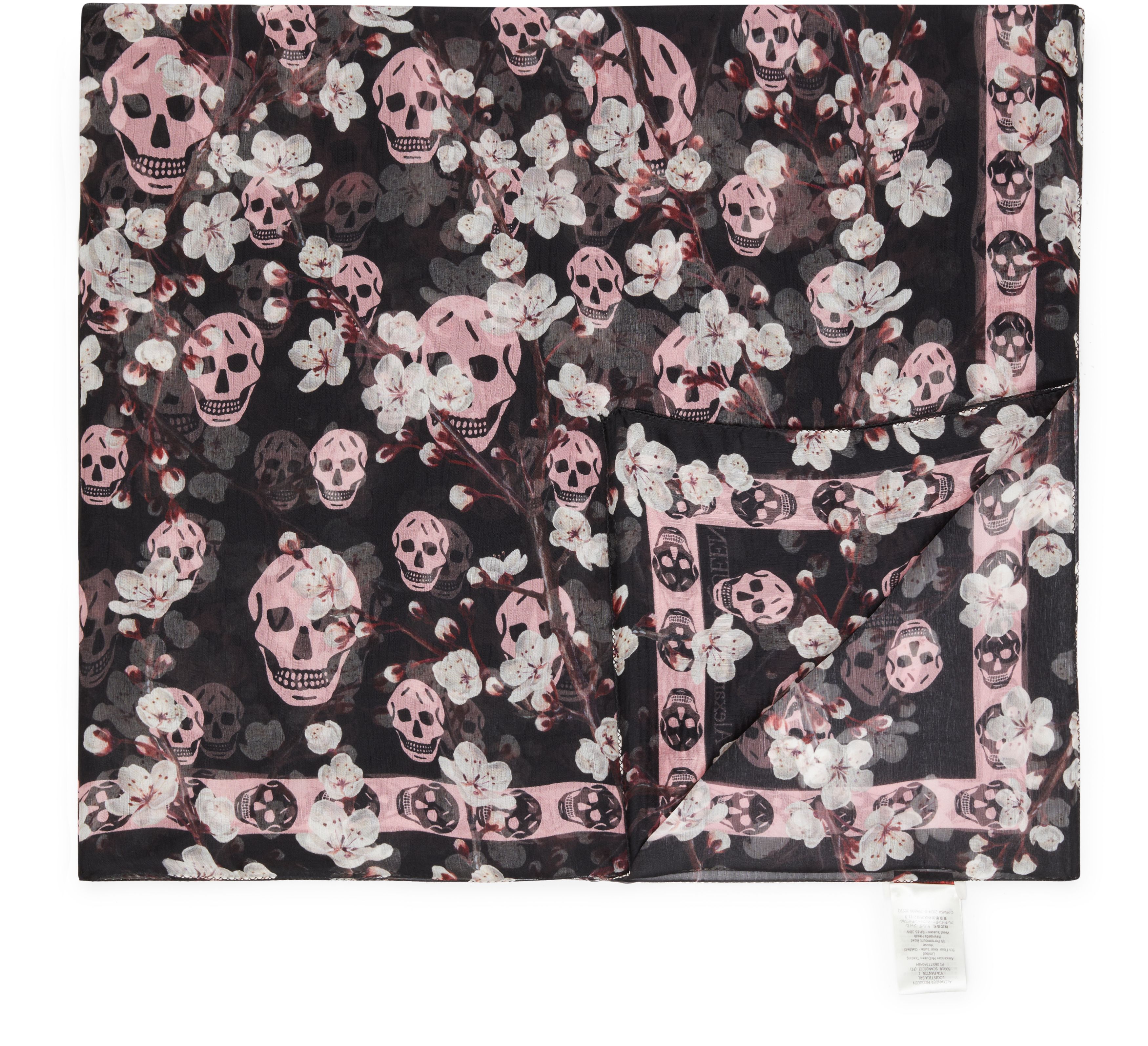 Alexander McQueen Classic blossom scarf