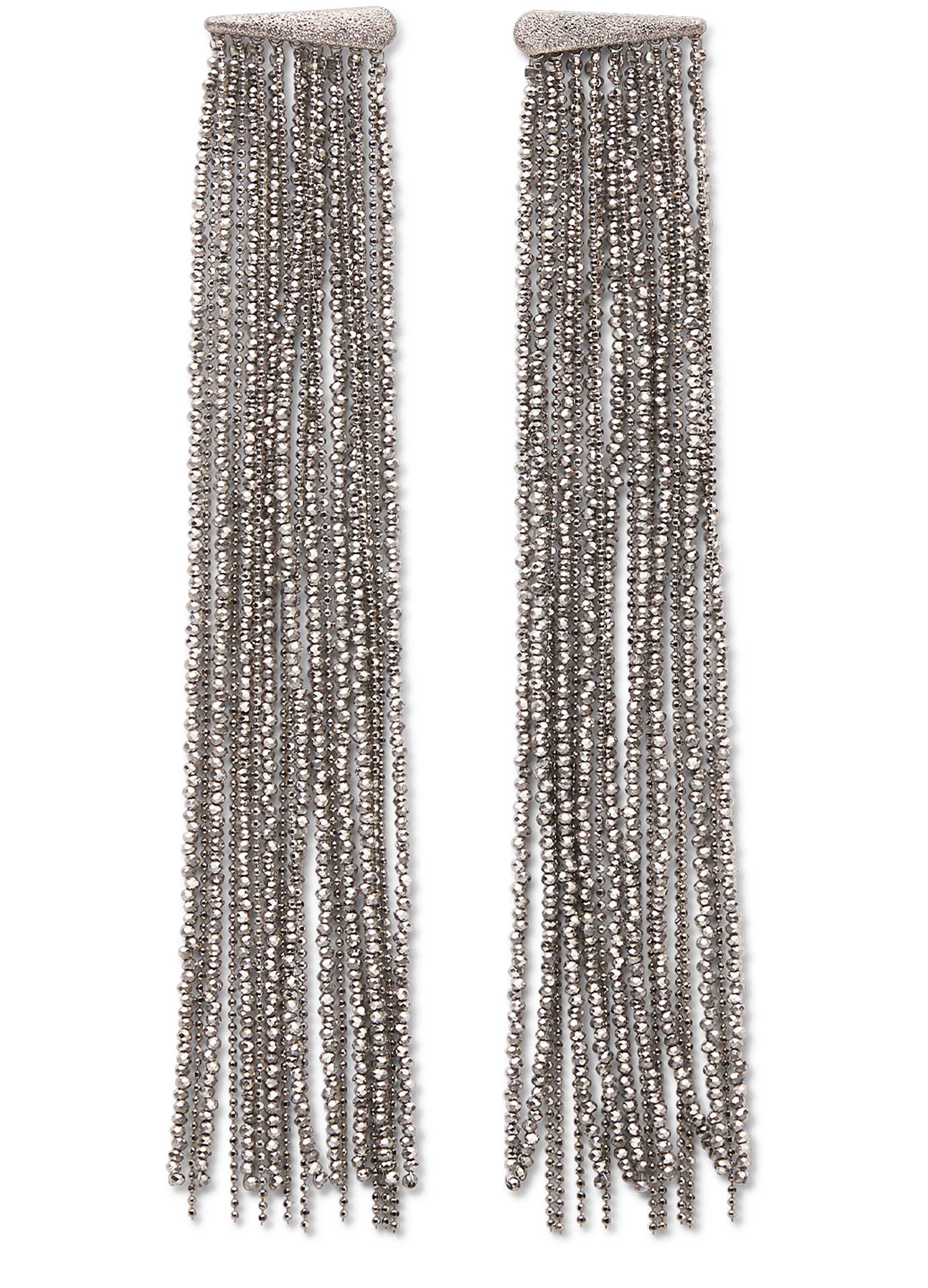 Brunello Cucinelli Vetro and silver earrings