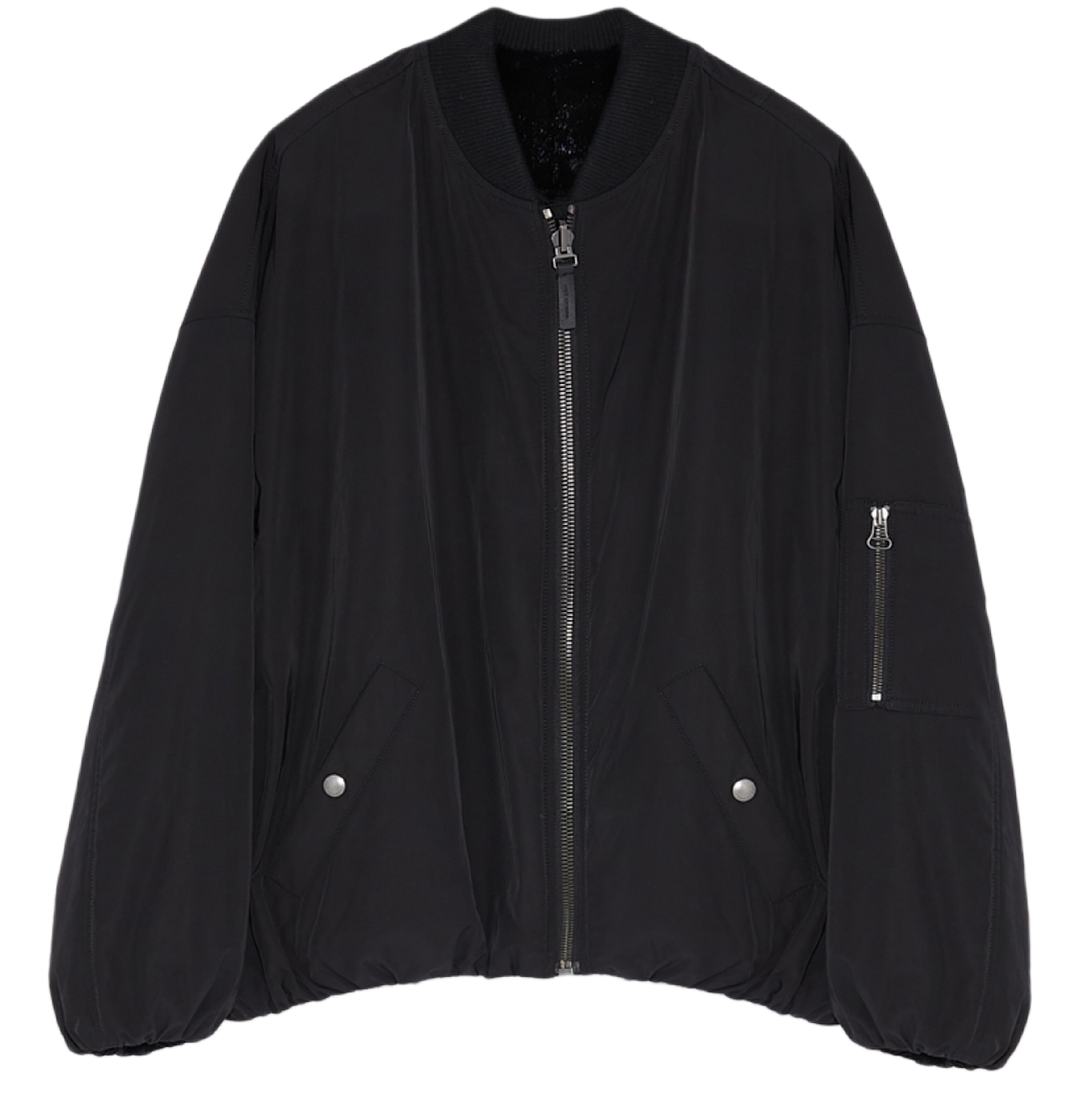 Yves Salomon Reversible bomber jacket in water-resistant performance fabric with mink trim