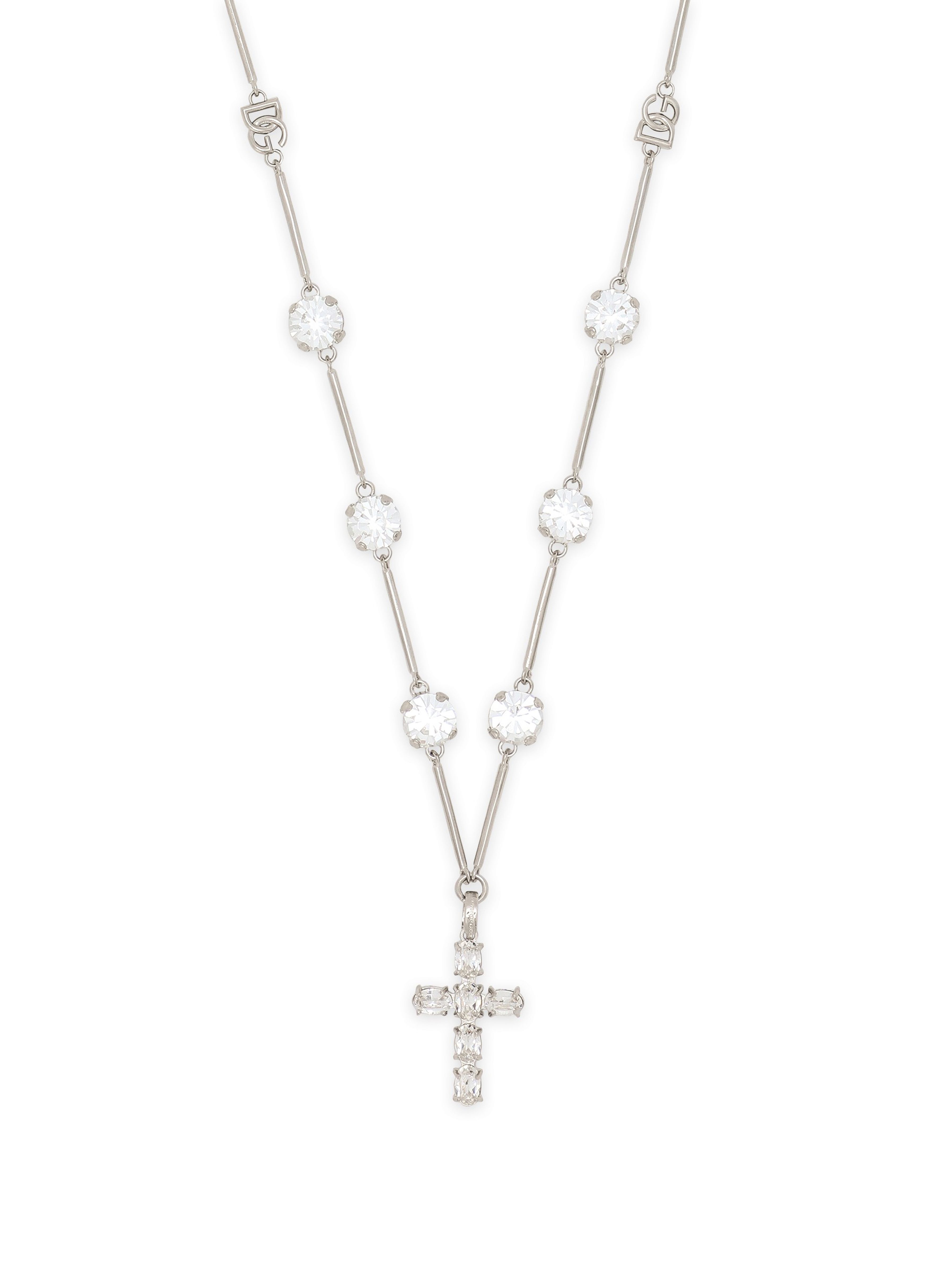 Dolce & Gabbana Rosary-style necklace with crosses