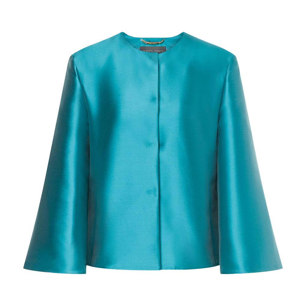 Alberta Ferretti Short mikado jacket