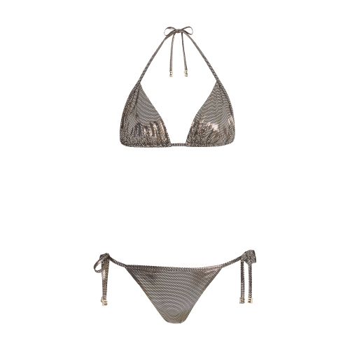 Balmain Metallic bikini