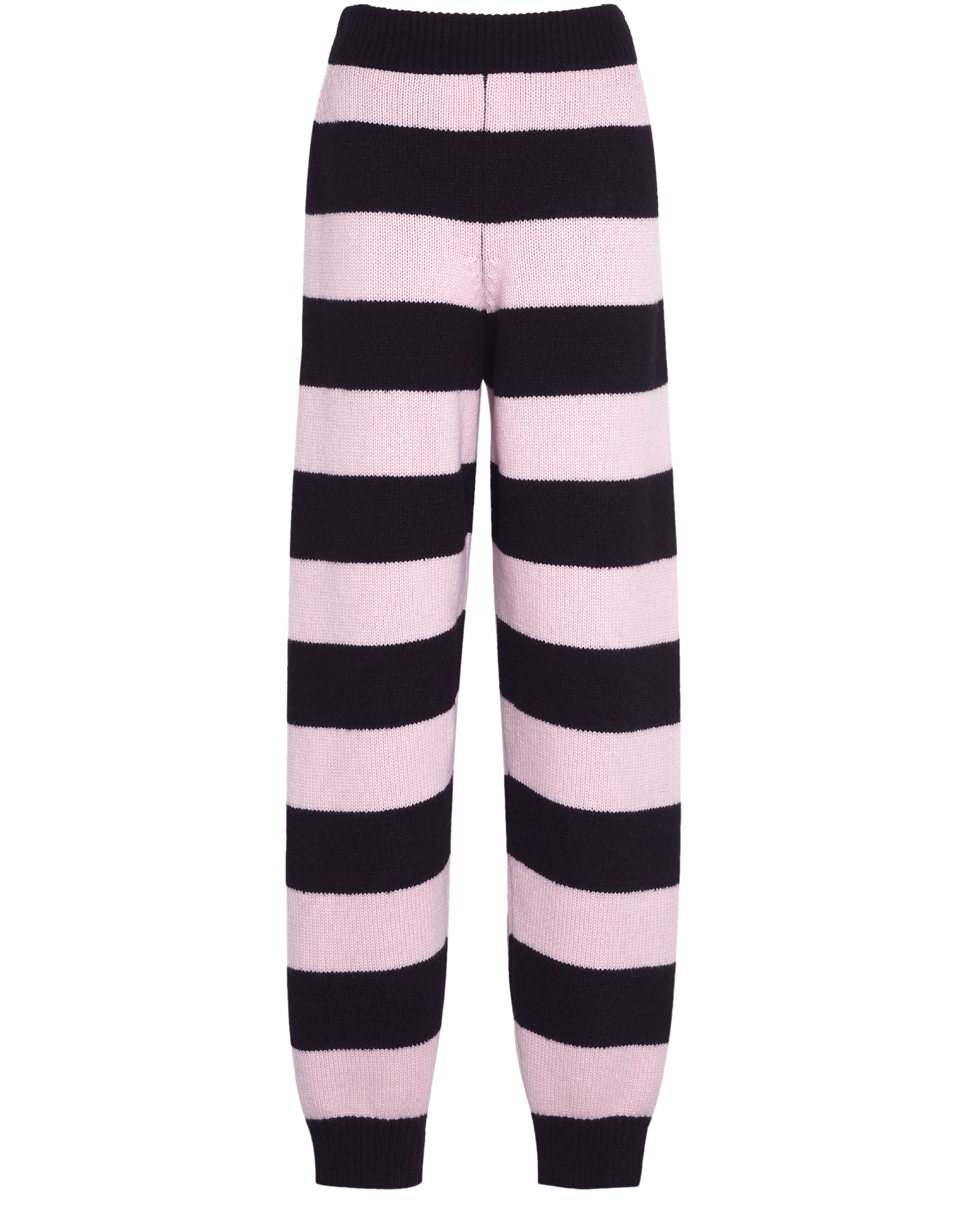 Barrie Striped cashmere trousers