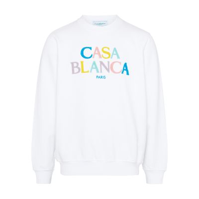 Casablanca Logo embroidered sweatshirt