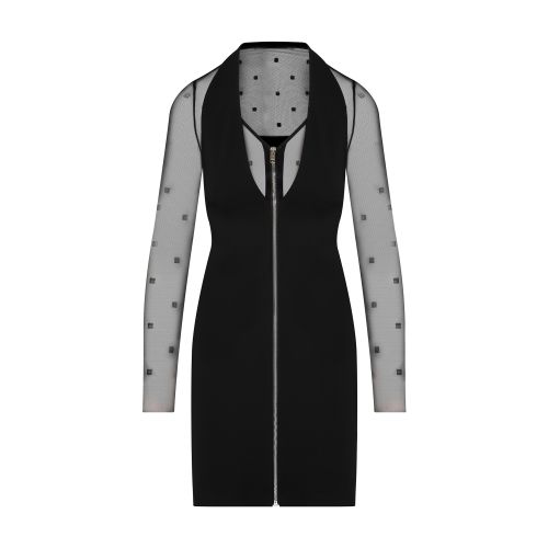 Givenchy Dress in bi-material 4G pattern