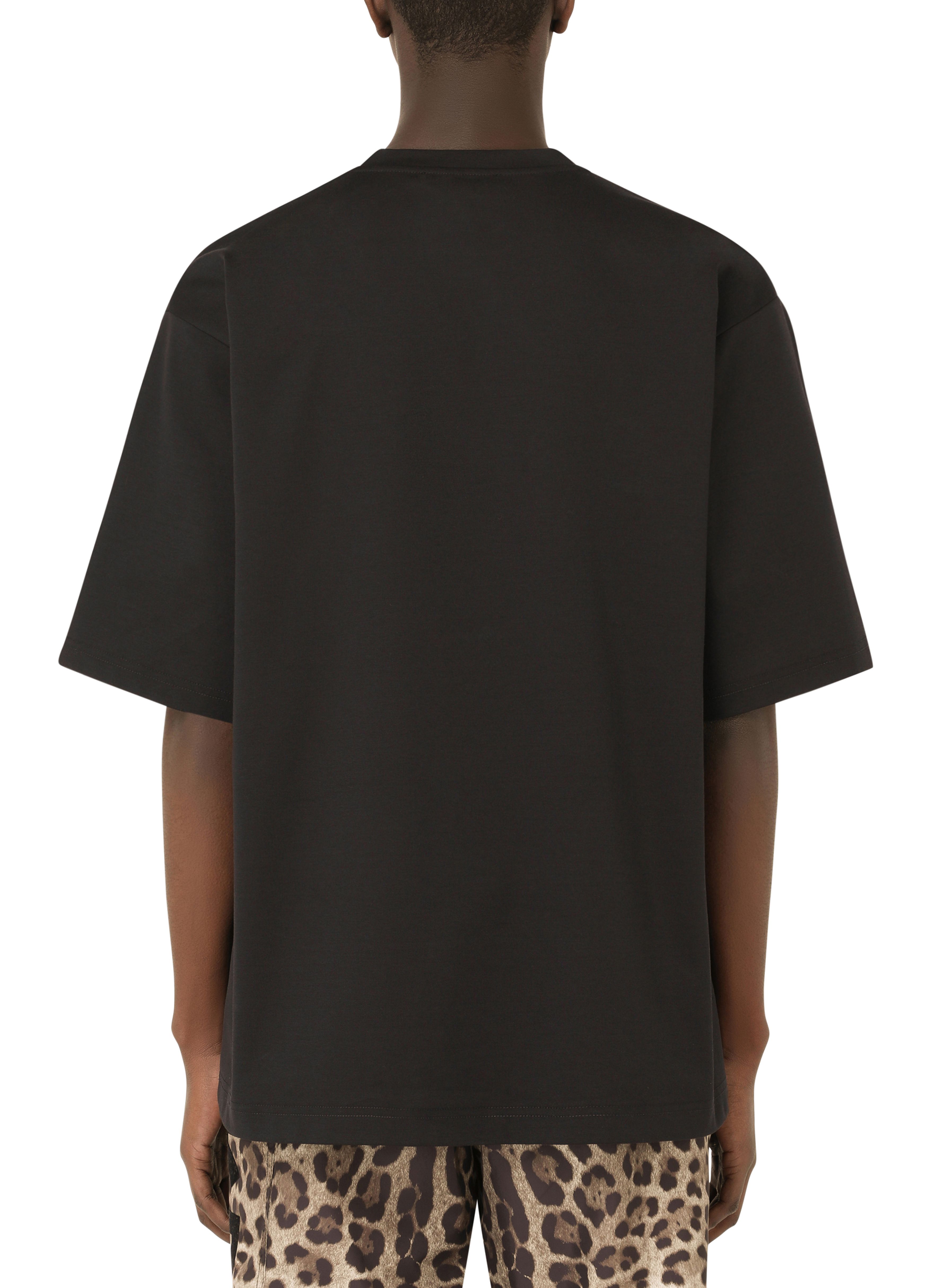 Dolce & Gabbana Cotton T-shirt with D & G patch