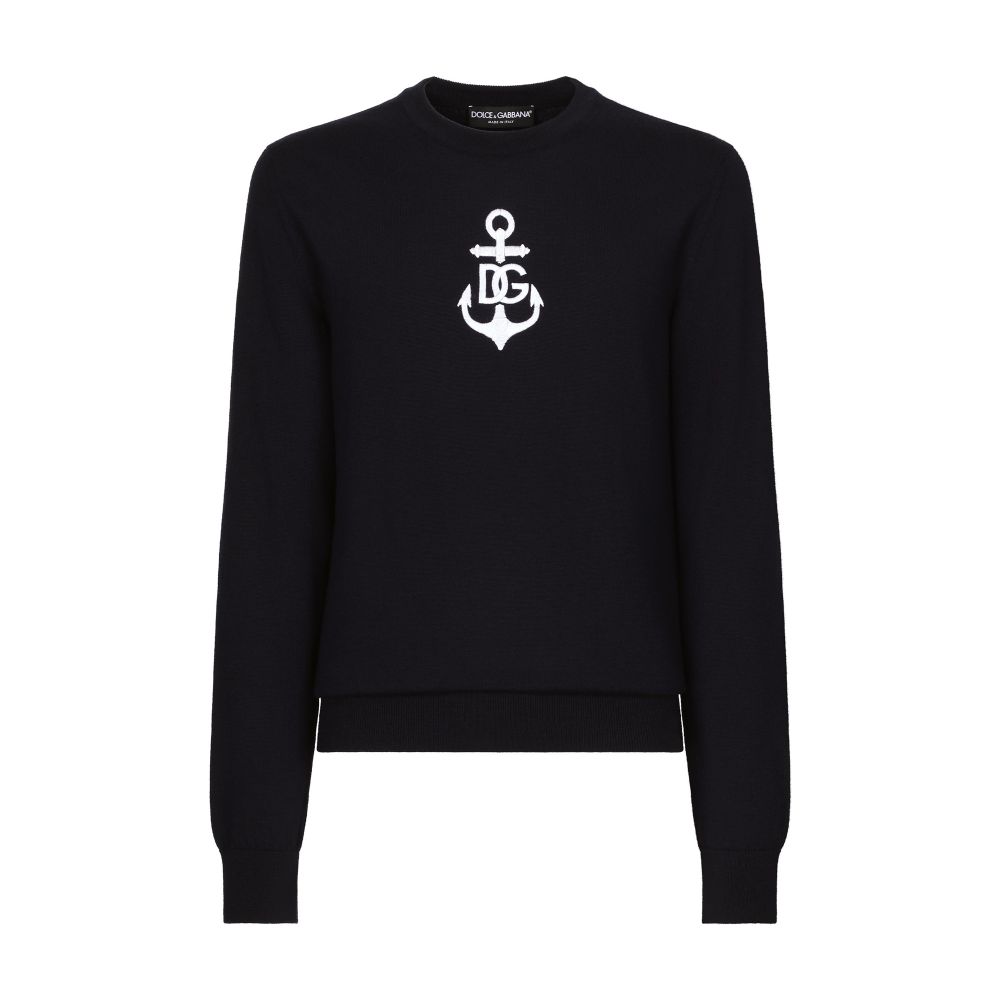 Dolce & Gabbana Round-neck virgin wool sweater