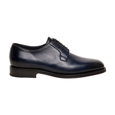 Santoni Polished leather Derby shoe