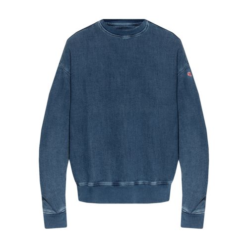 Diesel D-KRIB-NE denim sweatshirt