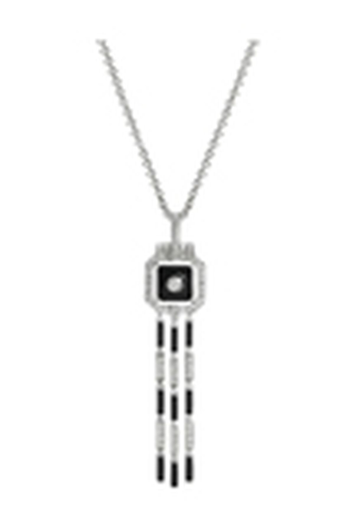  Pendant Skyway enamel, diamonds & silver