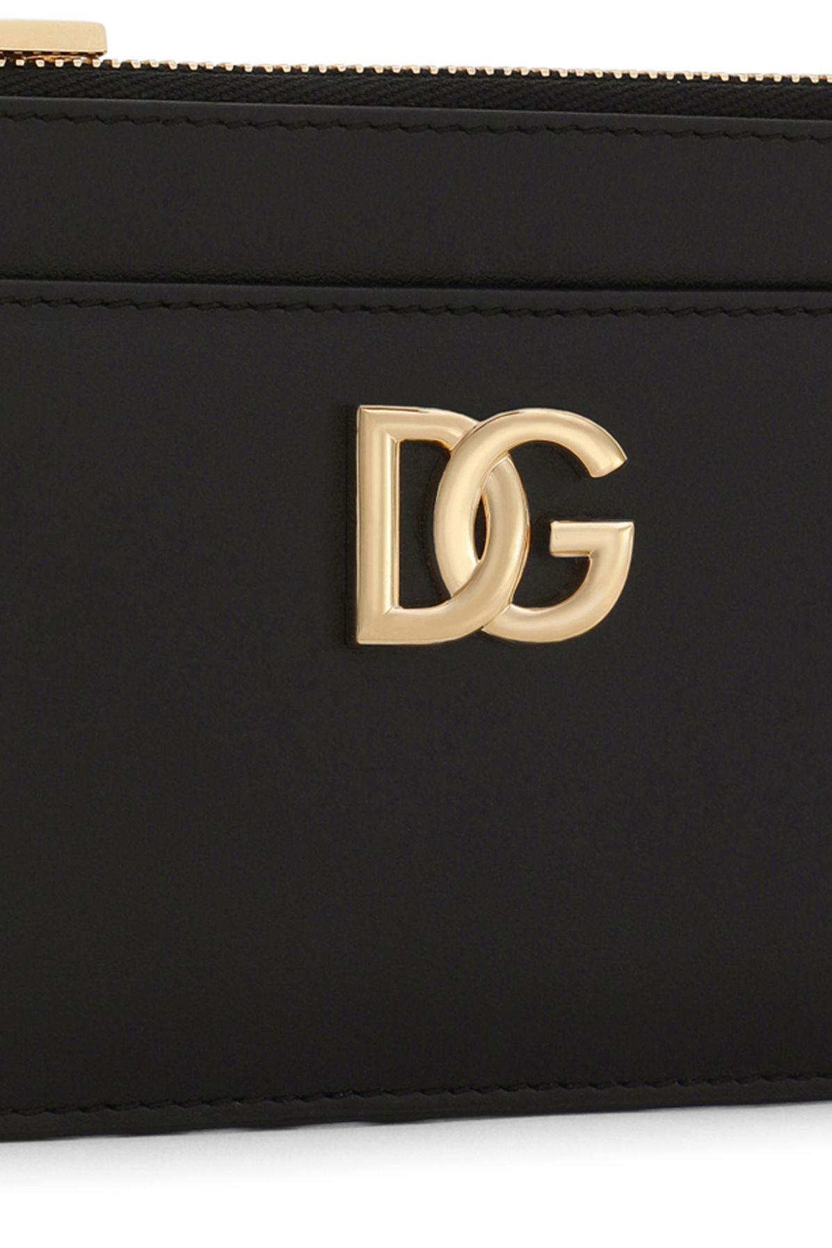 Dolce & Gabbana Calfskin card holder with logo