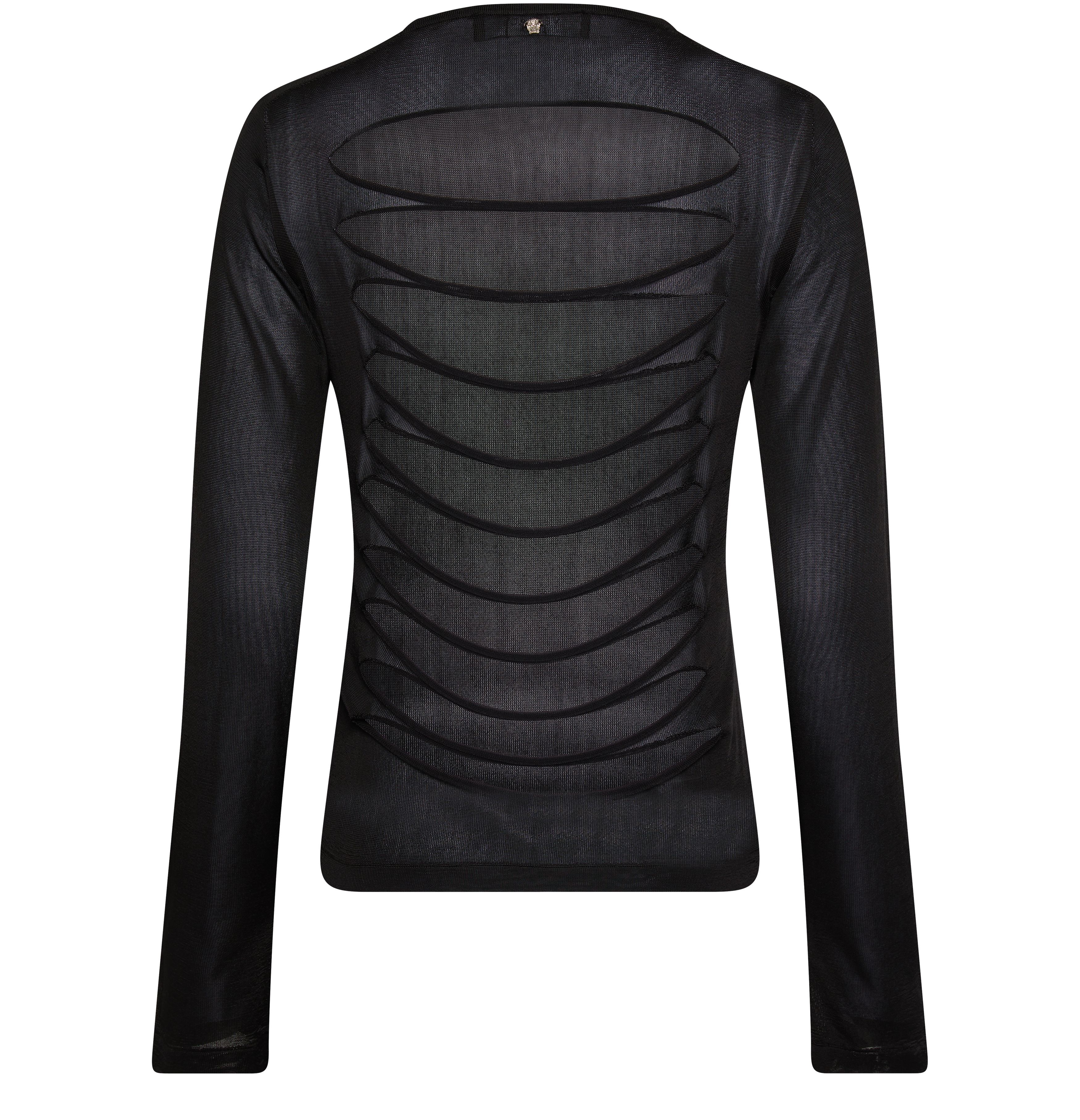 Versace Slashes Serie knit sweater