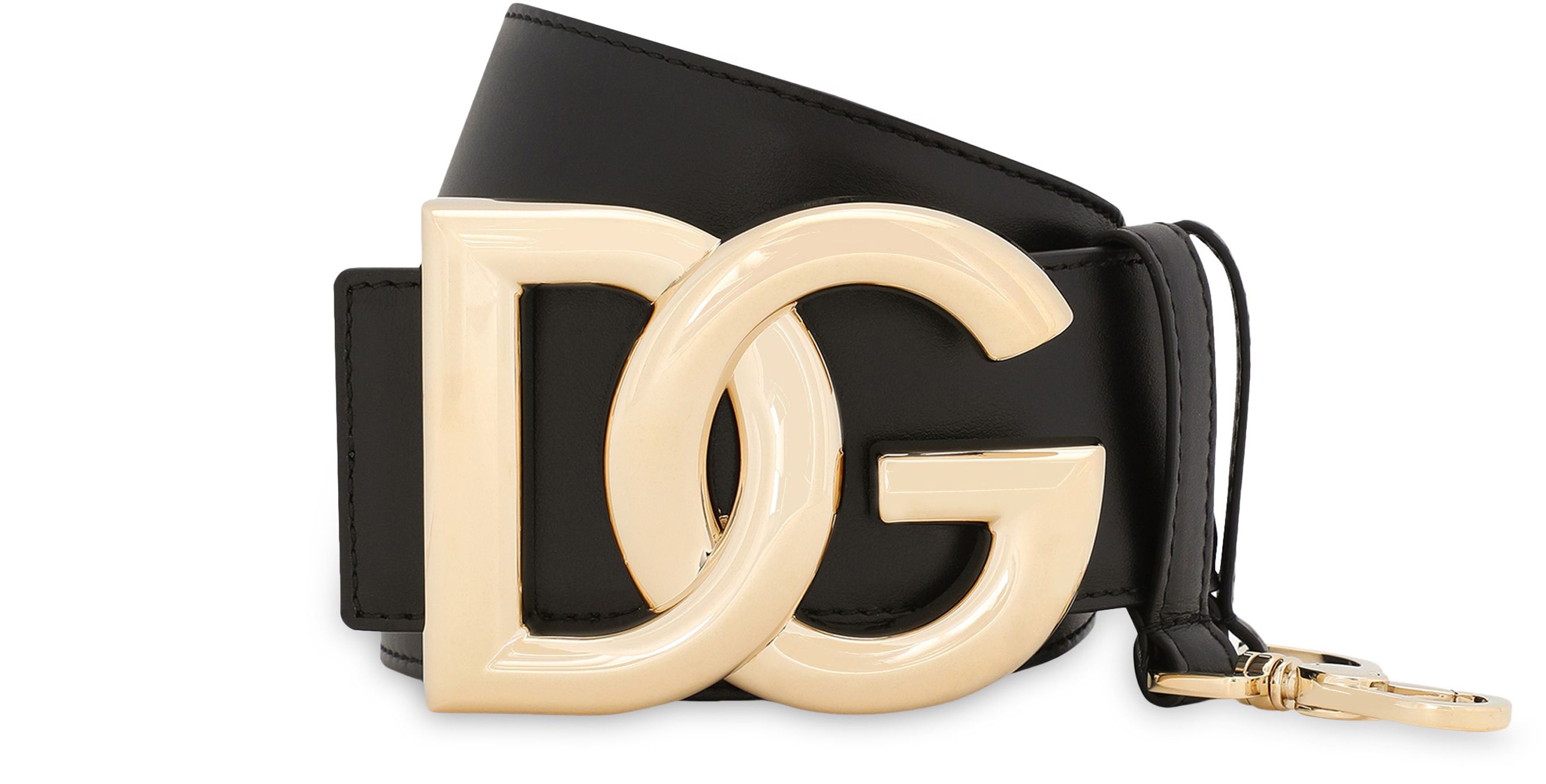 Dolce & Gabbana Calfskin belt with DG logo