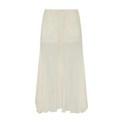 Chloé Fluid silk georgette pants