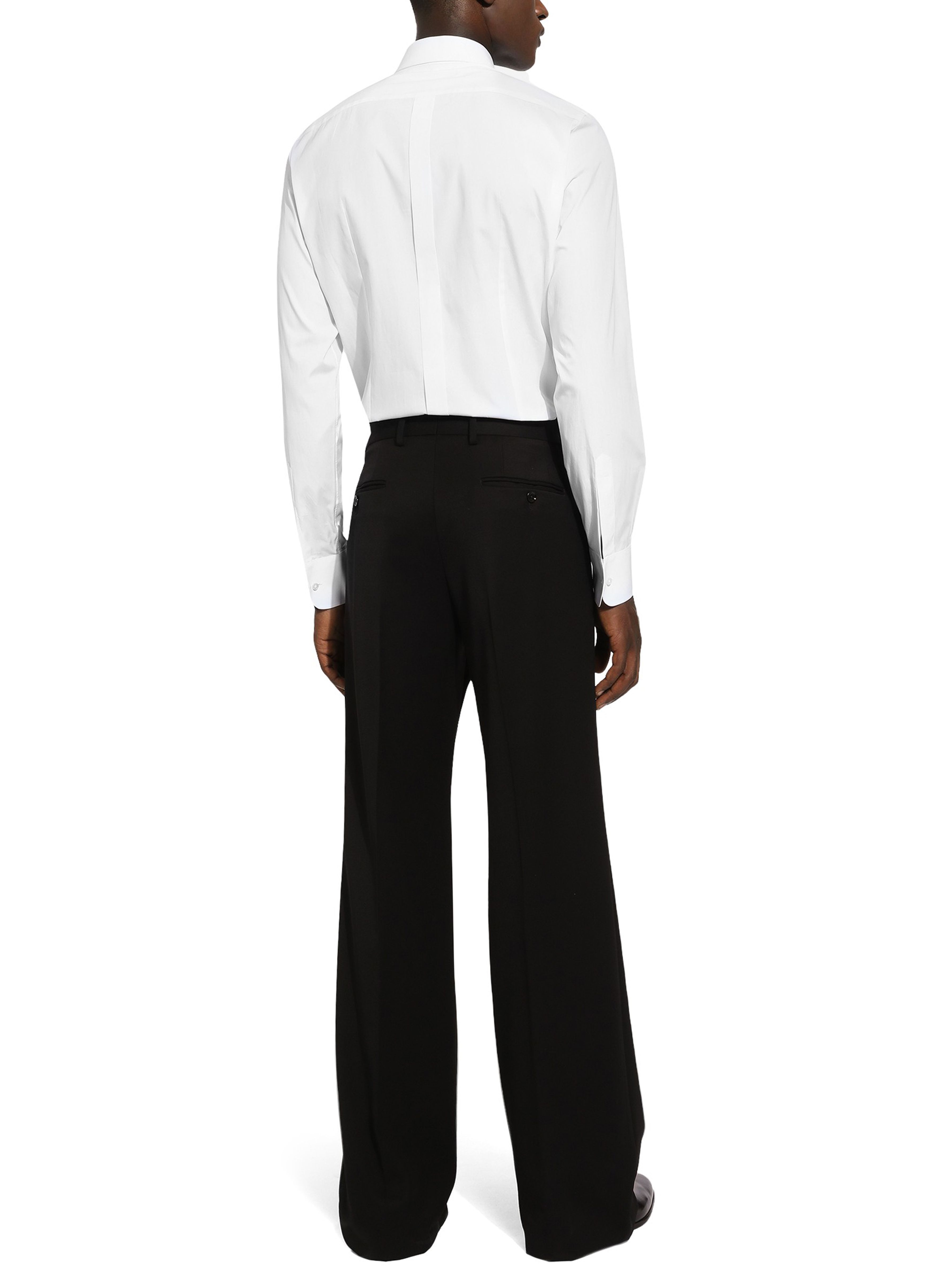 Dolce & Gabbana Gold-fit tuxedo shirt