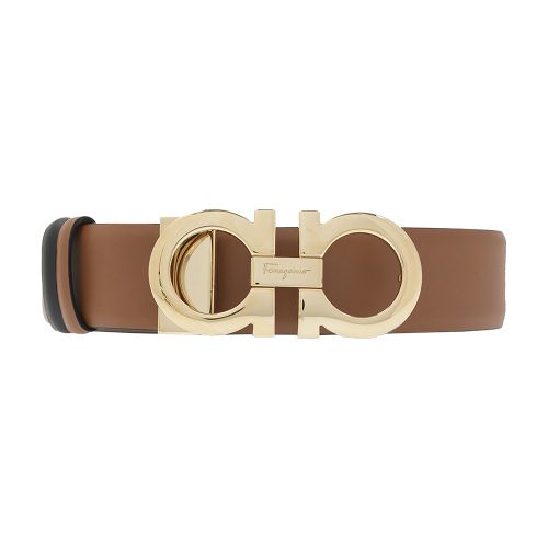 Salvatore Ferragamo Leather belt with logo