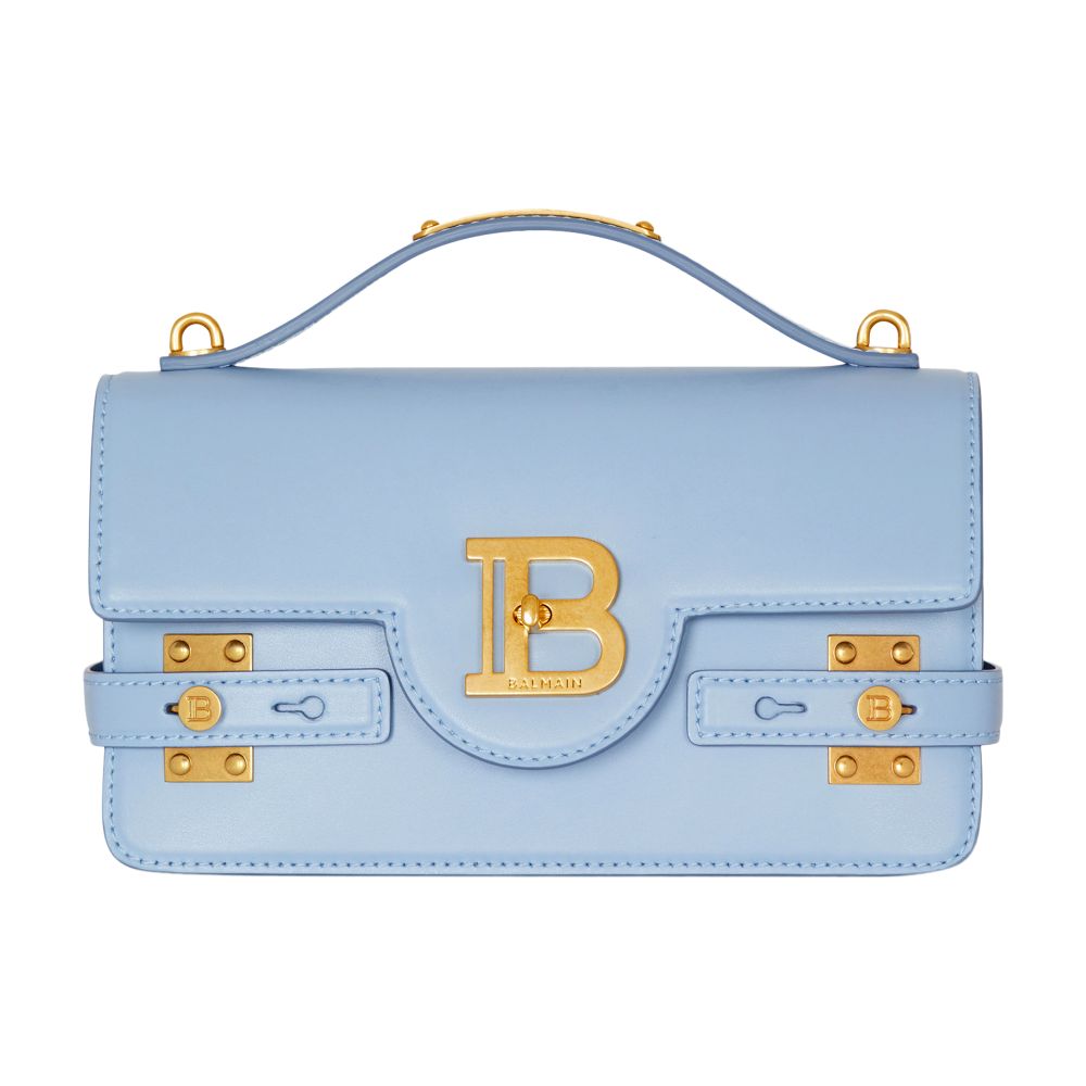 Balmain B-Buzz 24 calfskin leather shoulder bag