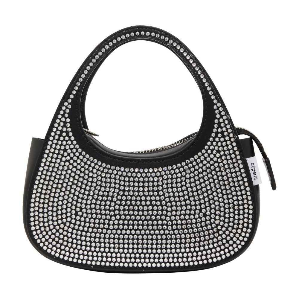 Coperni Swipe embellished micro baguette bag