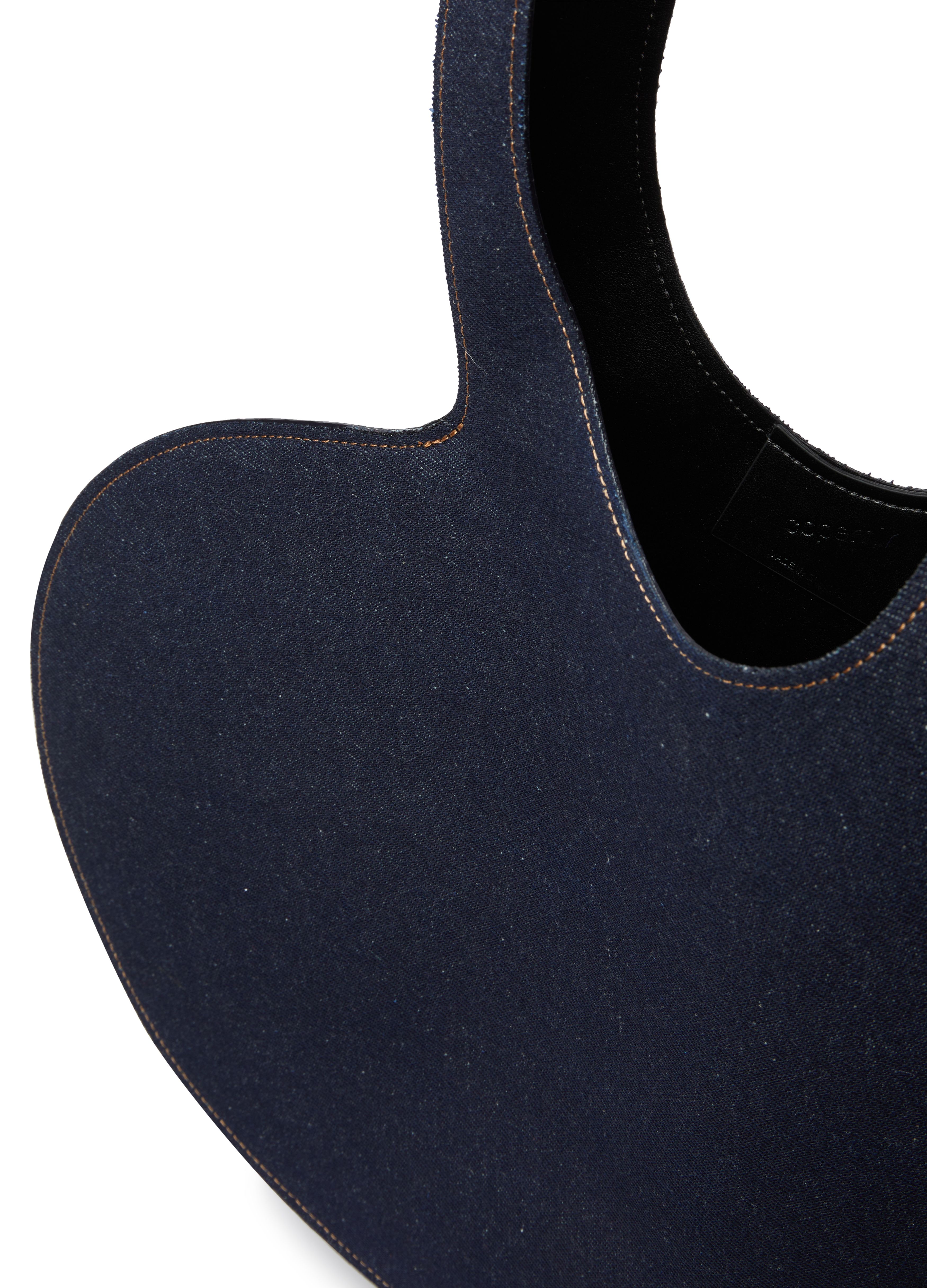 Coperni Denim heart tote bag