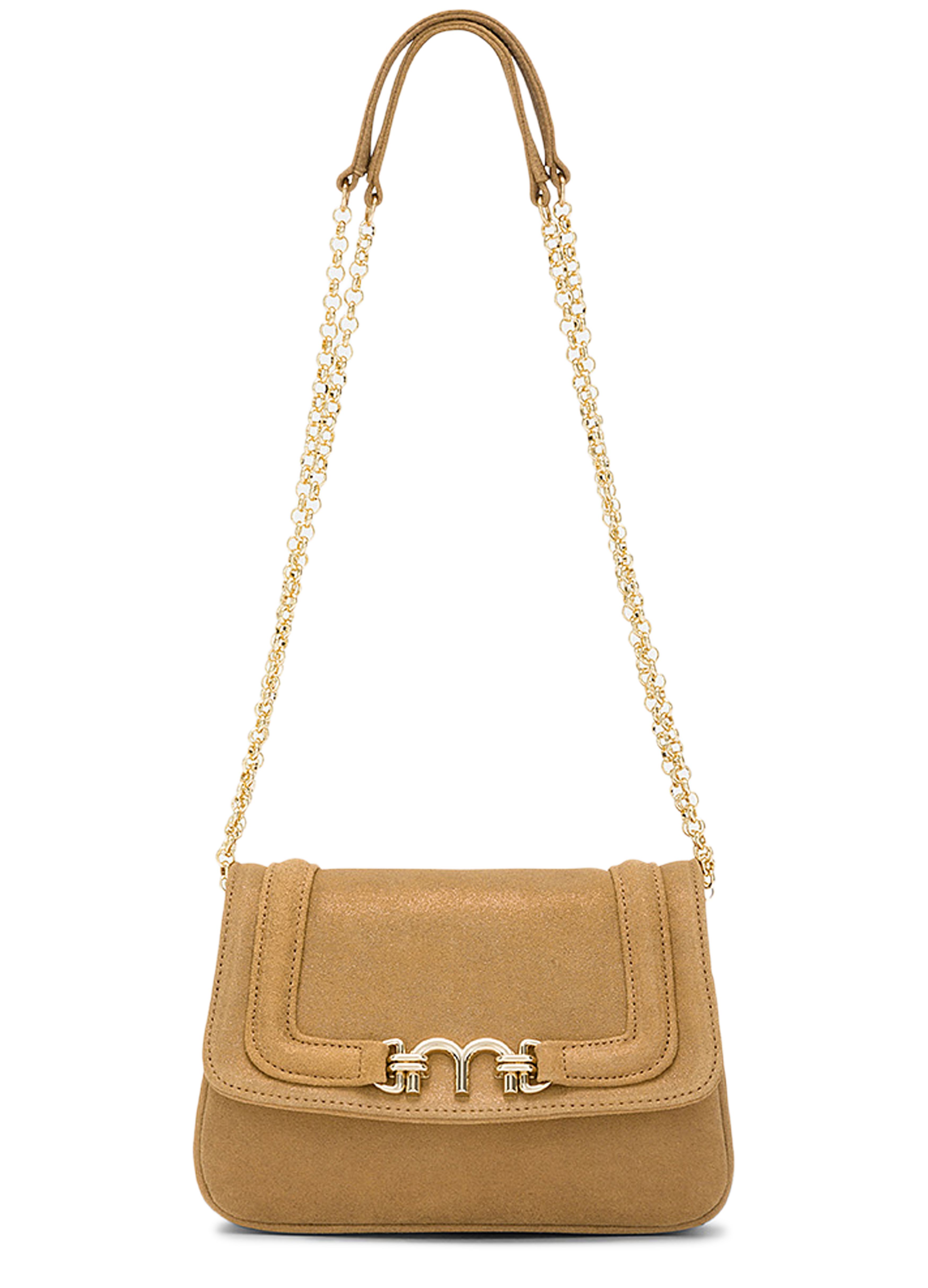  Momoni mimi flore bag in lamé leather