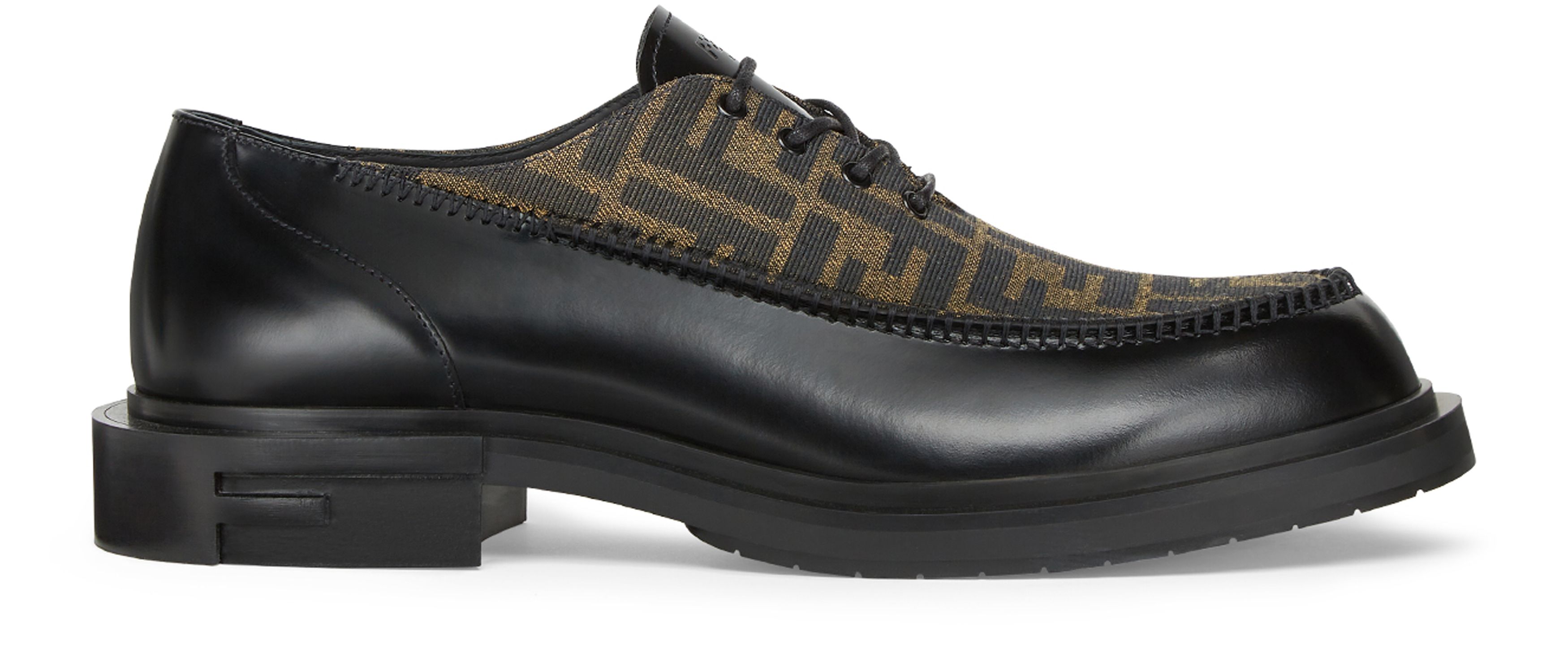 FENDI leather lace-ups