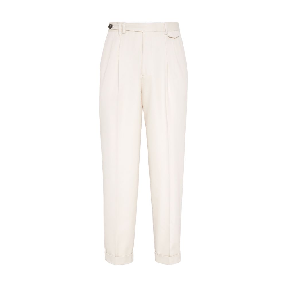 Brunello Cucinelli Leisure fit trousers with double pleats