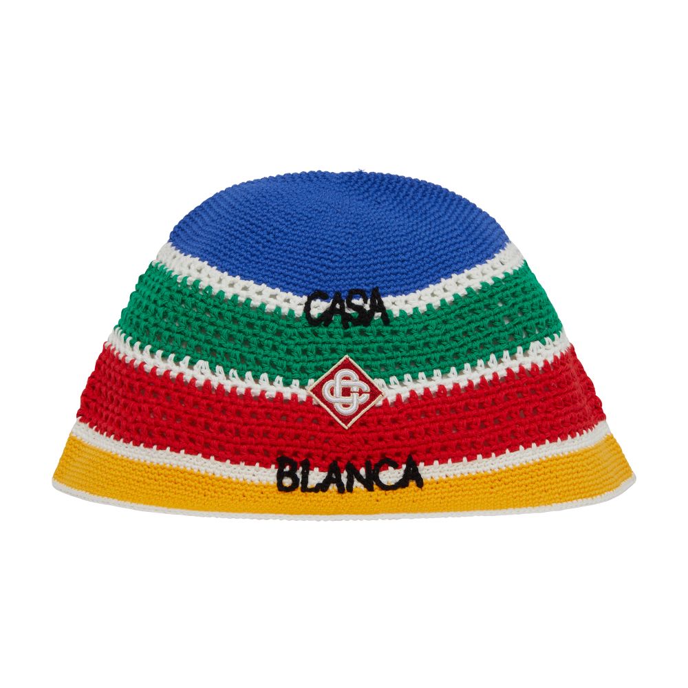 Casablanca Cotton crochet bucket hat