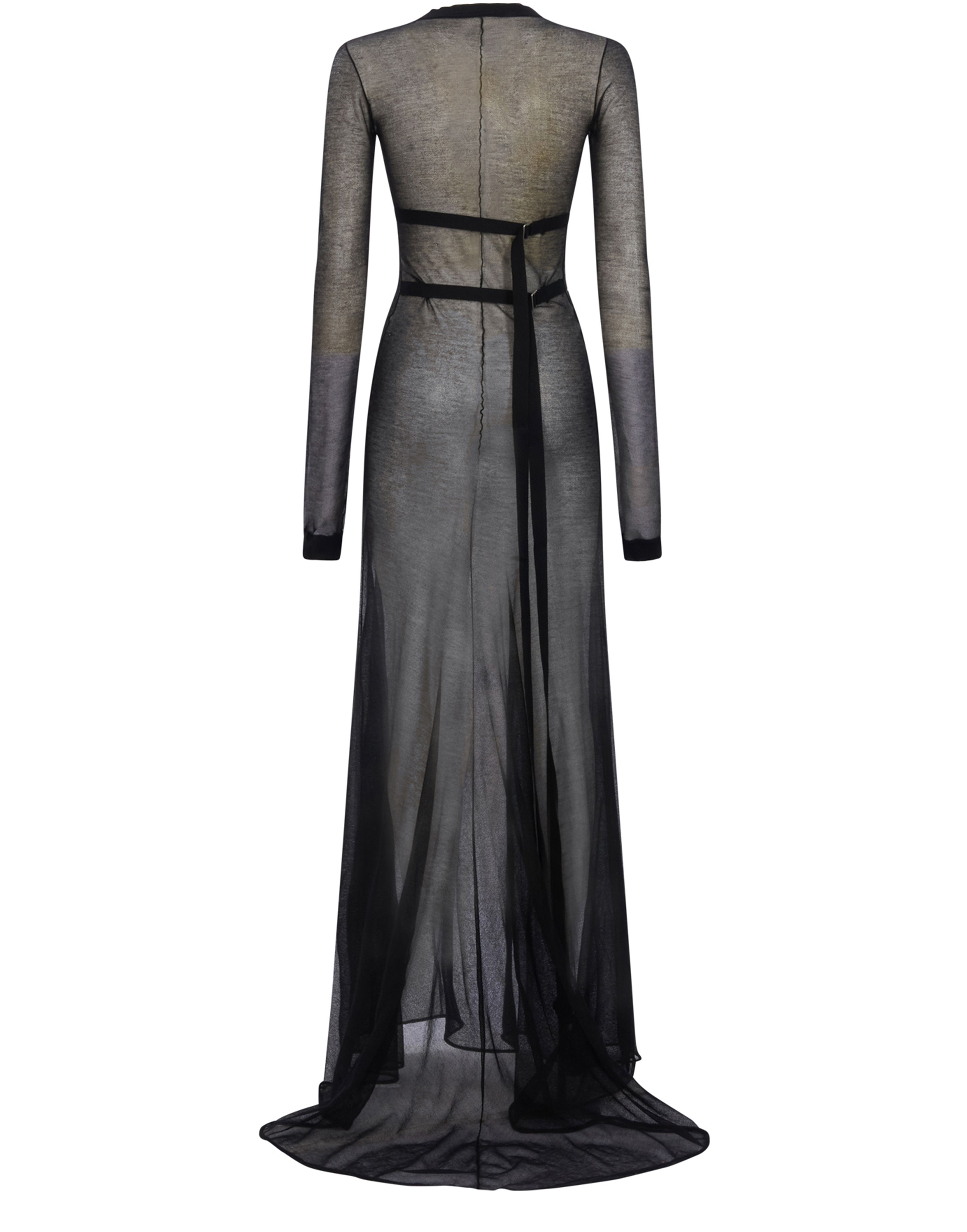 Ann Demeulemeester Marique Long Sleeve X-Long Flared Dress