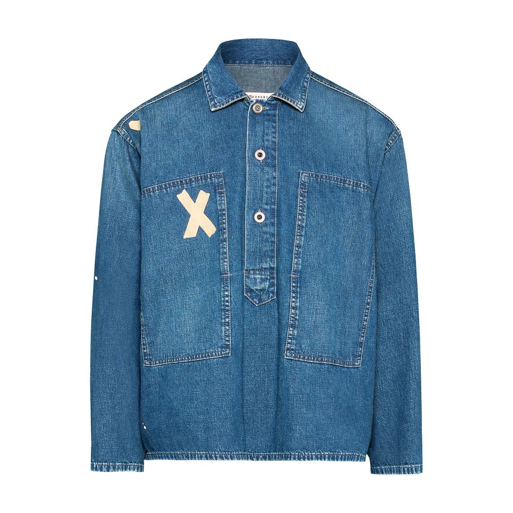 Maison Margiela Distressed denim shirt