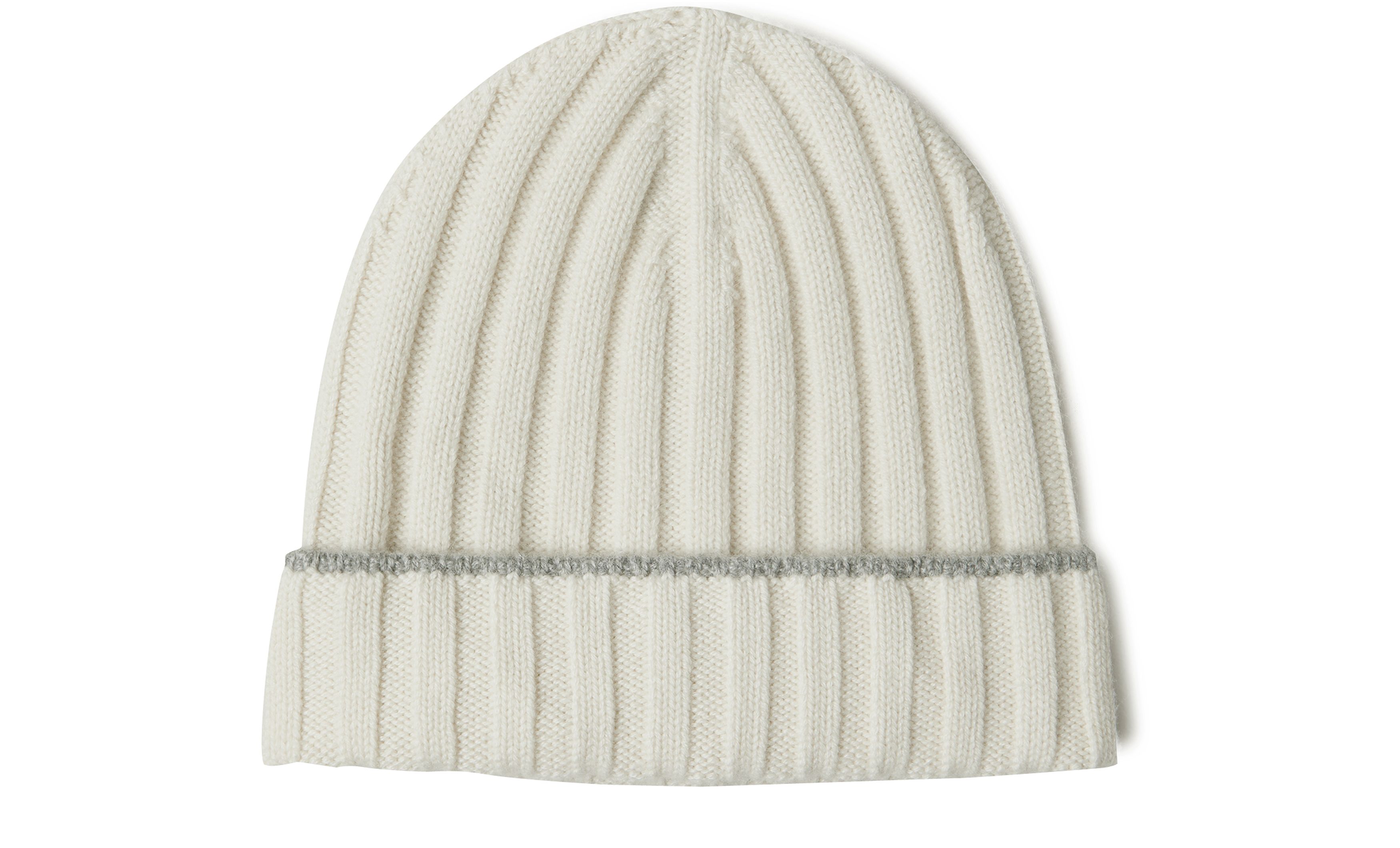 Brunello Cucinelli Cashmere rib knit beanie