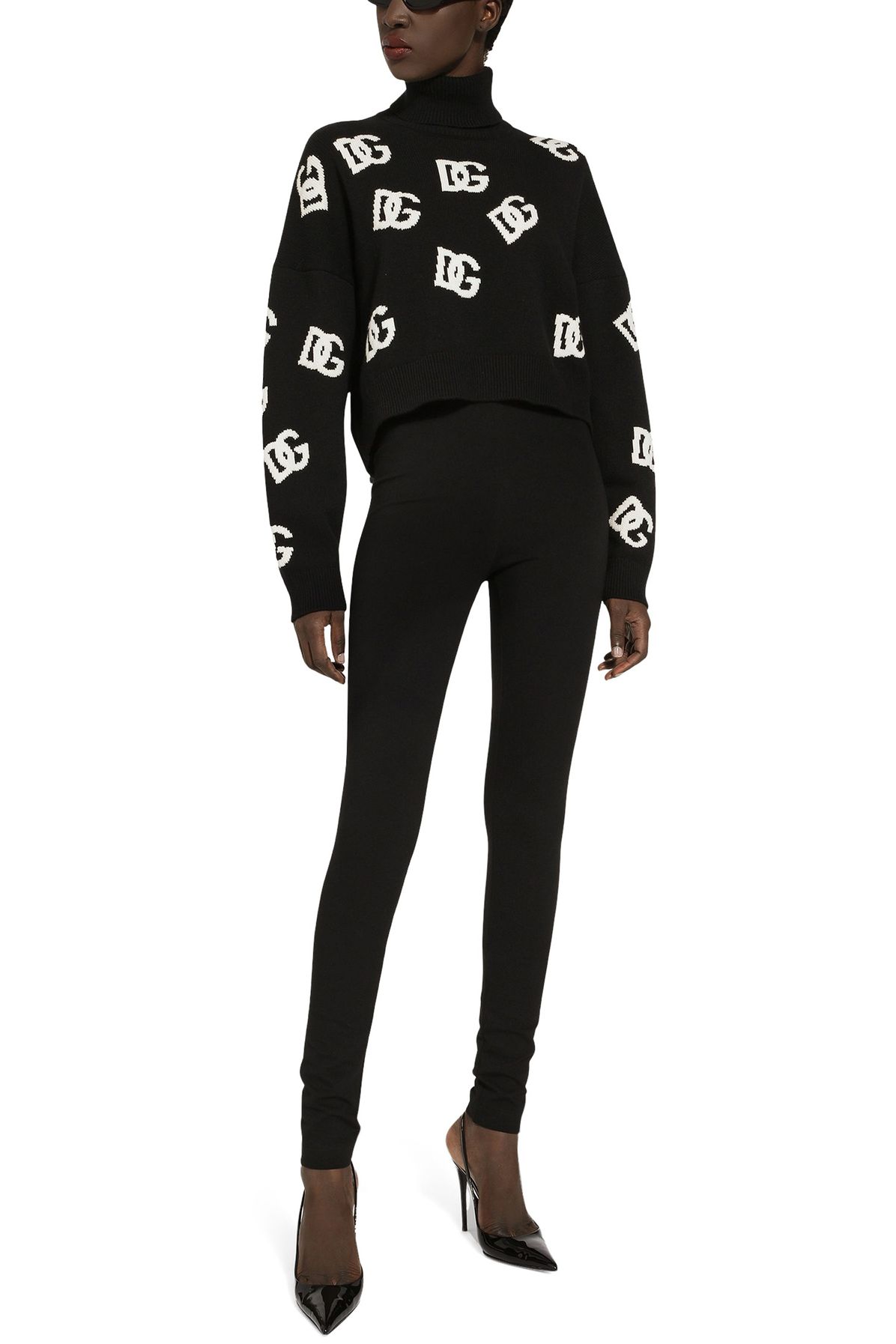 Dolce & Gabbana Cropped wool sweater