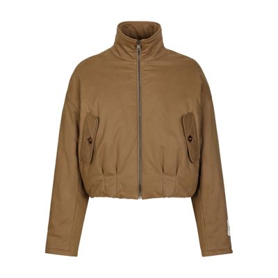 Dolce & Gabbana Padded washed stretch drill jacket