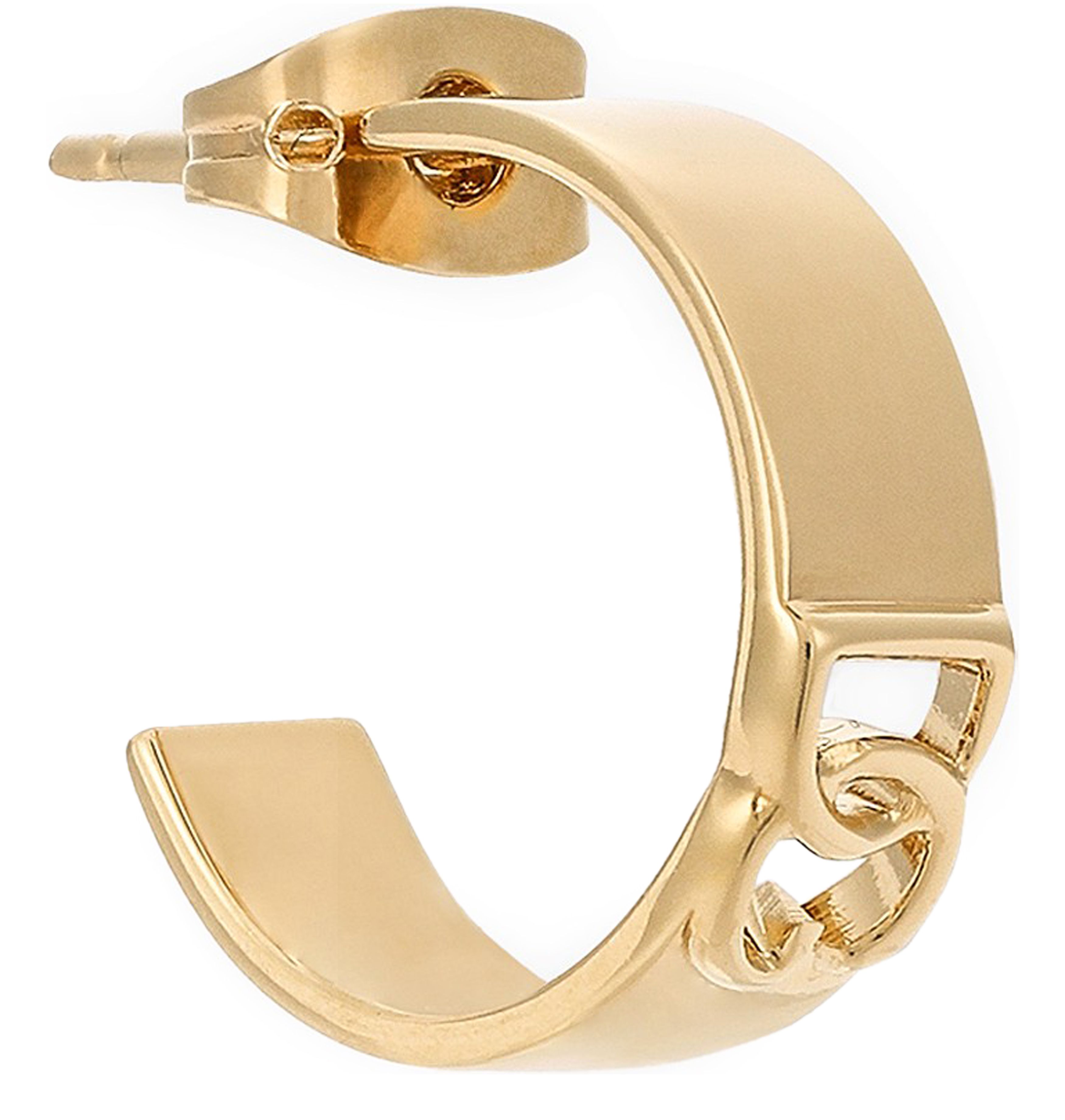 Dolce & Gabbana Single earring with cut-out DG logo