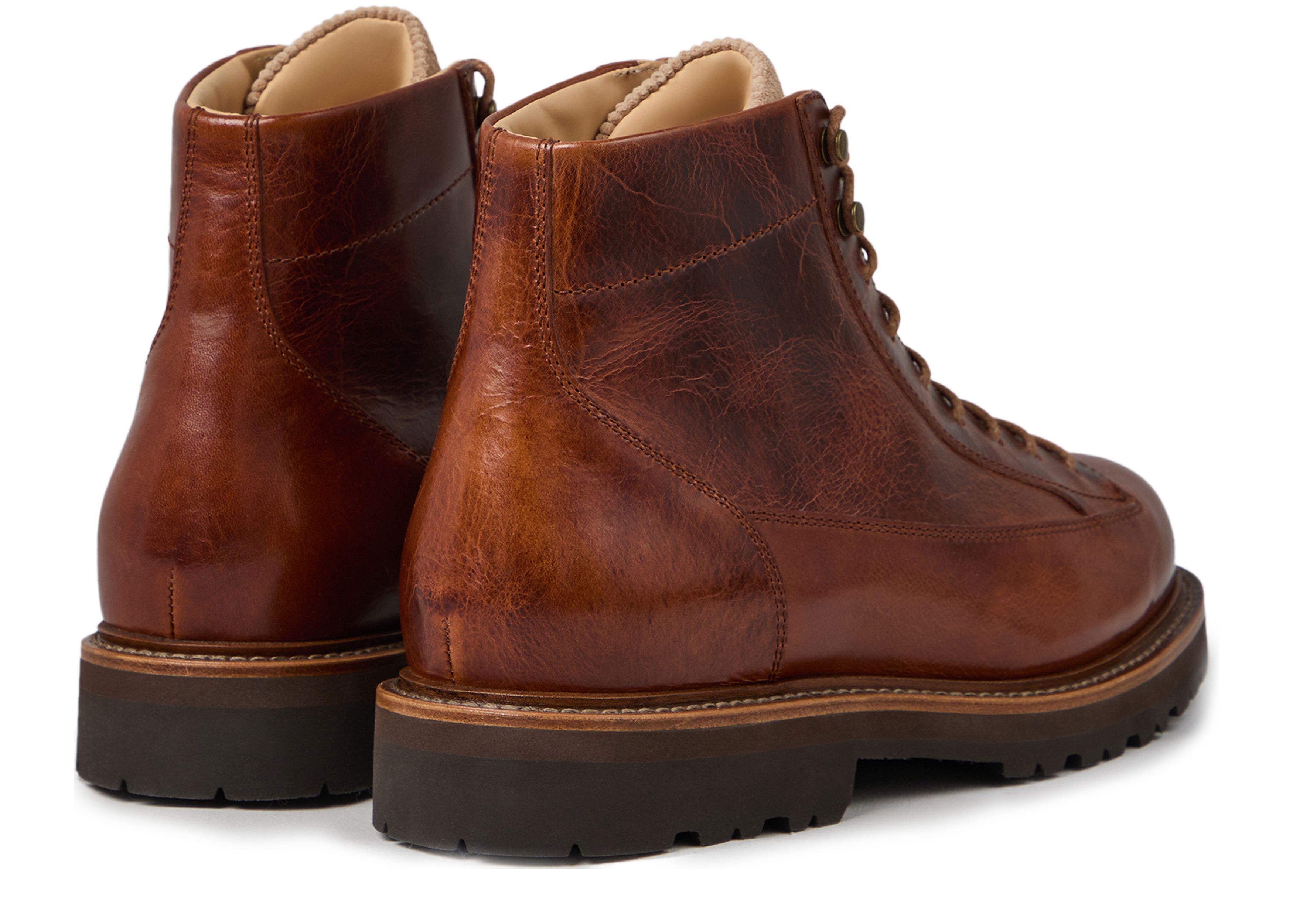 Brunello Cucinelli Calfskin pull-up boot