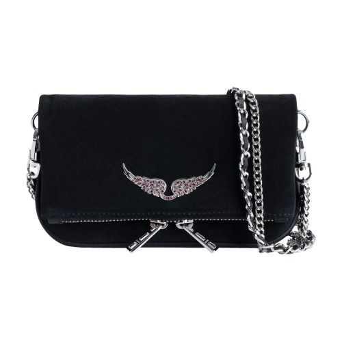 Zadig & Voltaire Rock Nano Suede Clutch