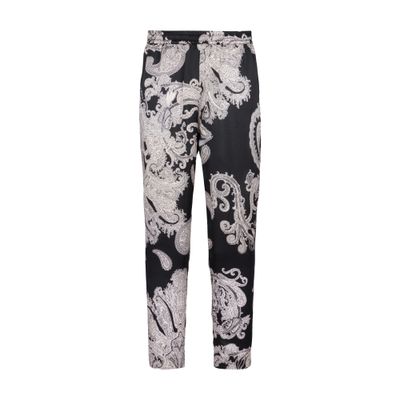 Balmain Paisley Print Silk Pants