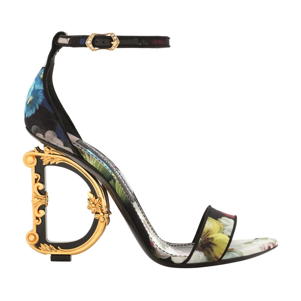 Dolce & Gabbana Charmeuse baroque dg sandals