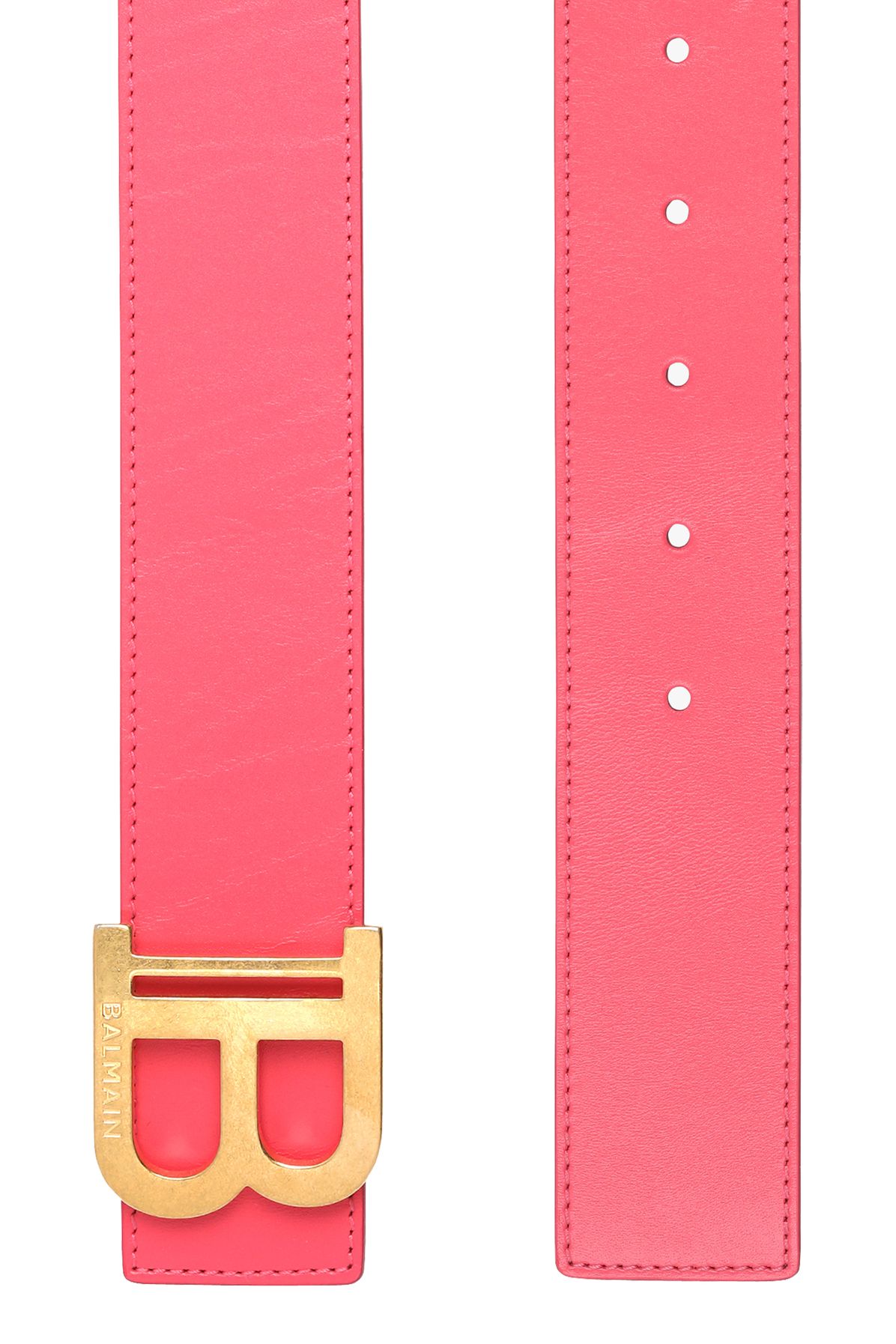 Balmain Smooth leather B-Belt belt