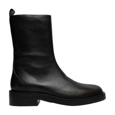 Courrèges Used leather chelsea boots