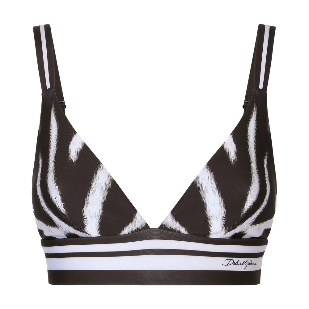 Dolce & Gabbana Zebra printed jersey top