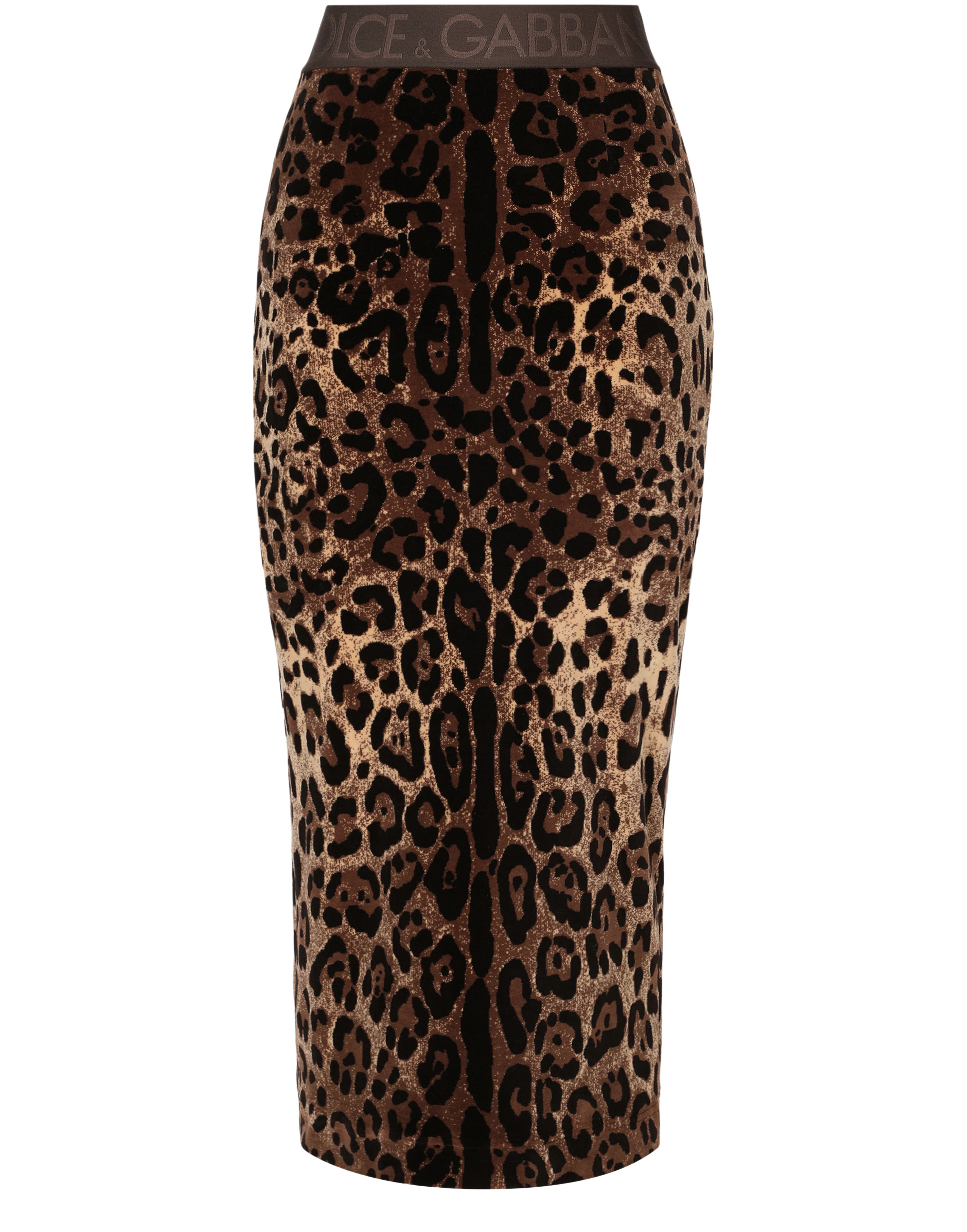 Dolce & Gabbana Chenille calf-length skirt