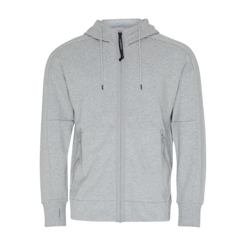 CP COMPANY Diagonal Raised Fleece Goggle zipped hoodie