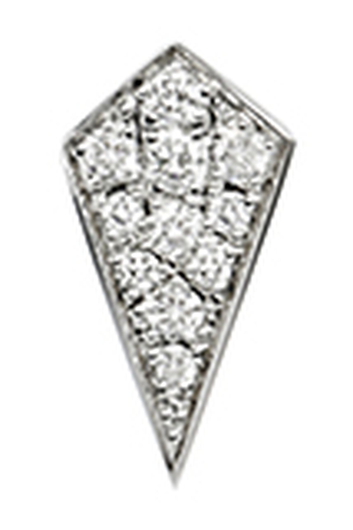  Stairway diamond & silver stud