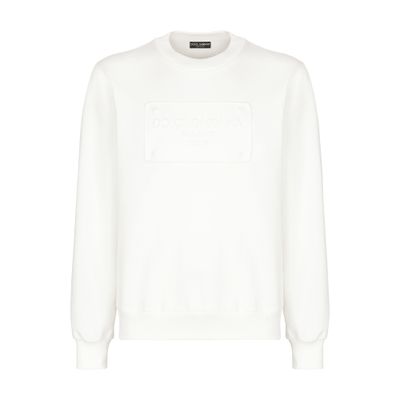 Dolce & Gabbana Technical jersey sweatshirt with embossed DG logo