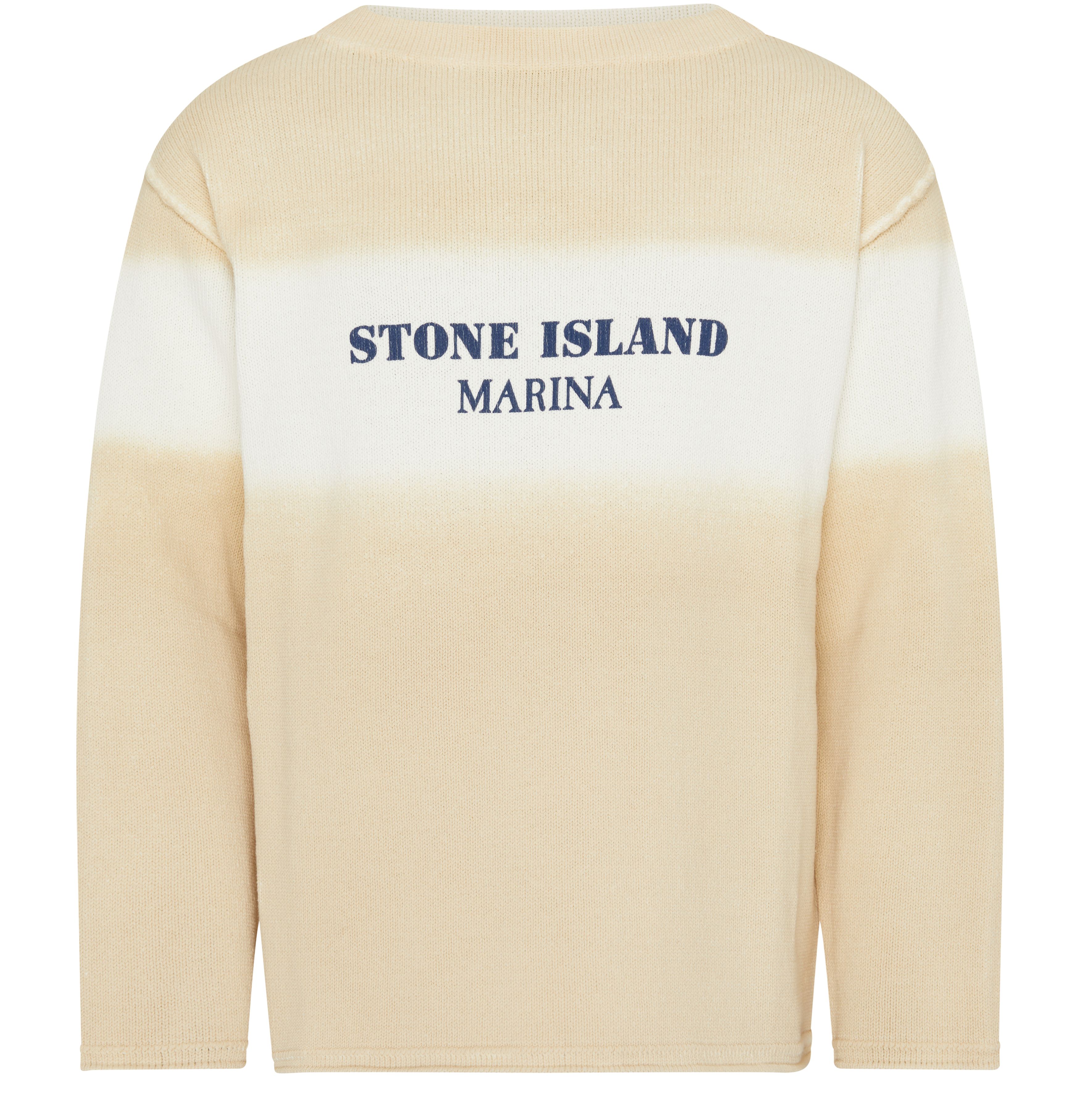 Stone Island Round neck sweater with logo