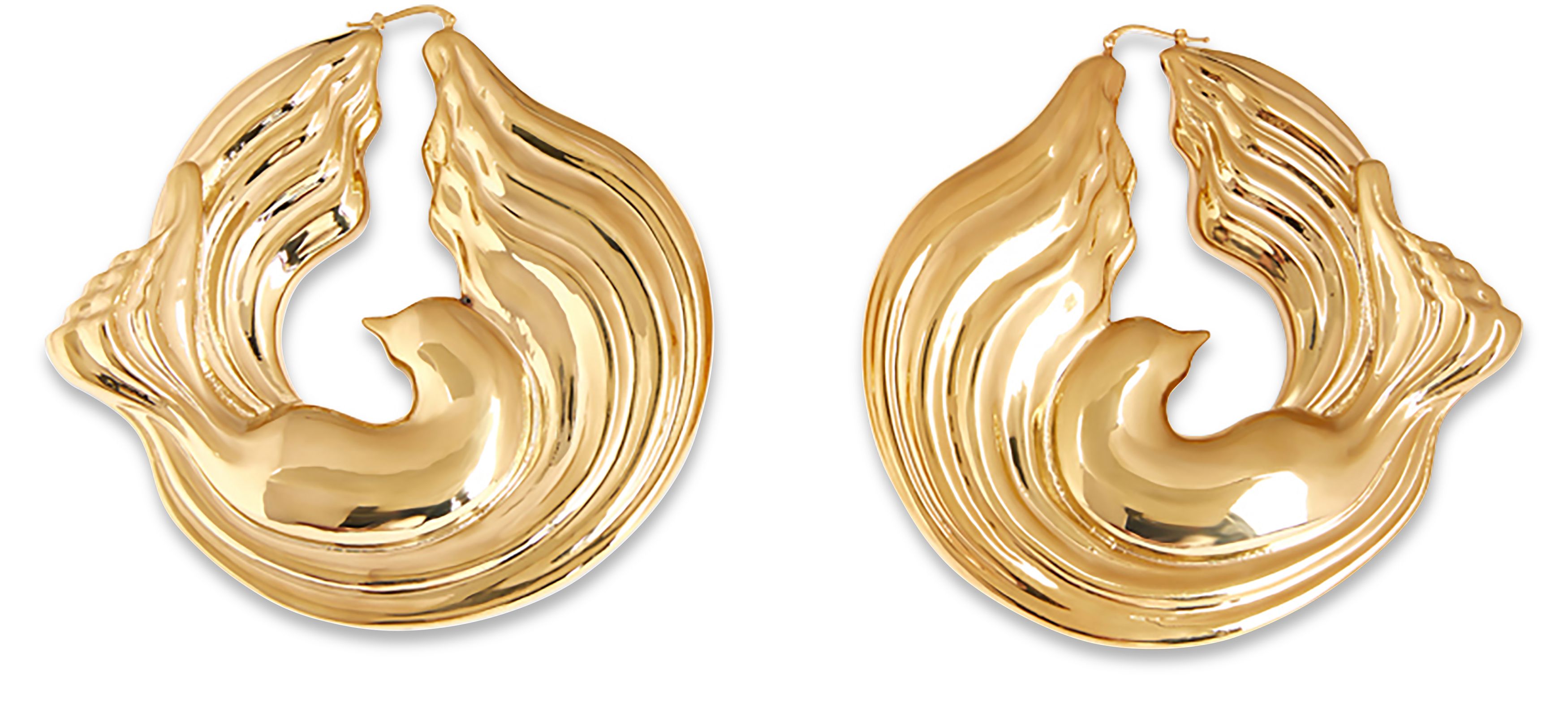 Nina Ricci Twisted dove earrings