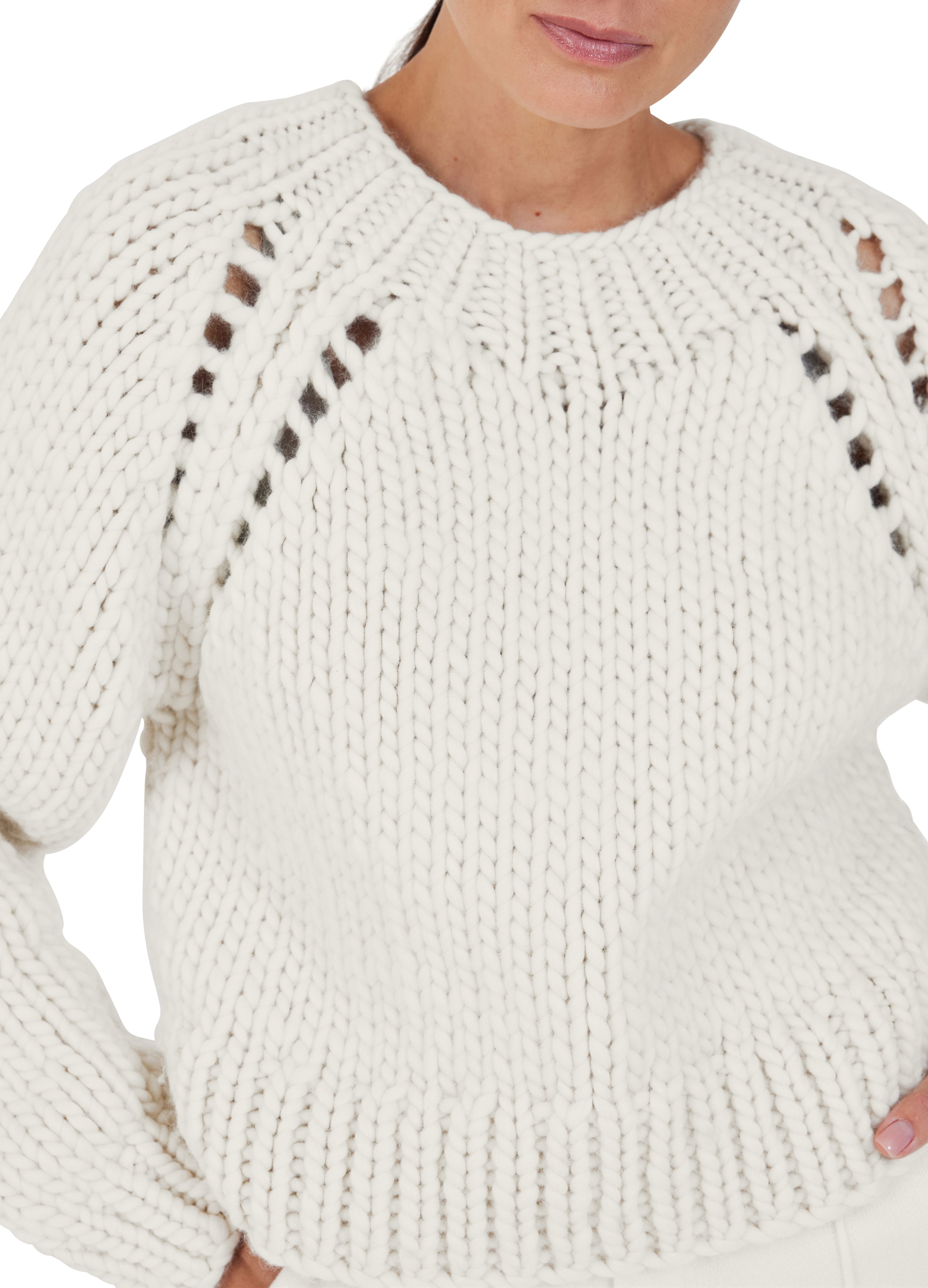  Dana round neck wool sweater